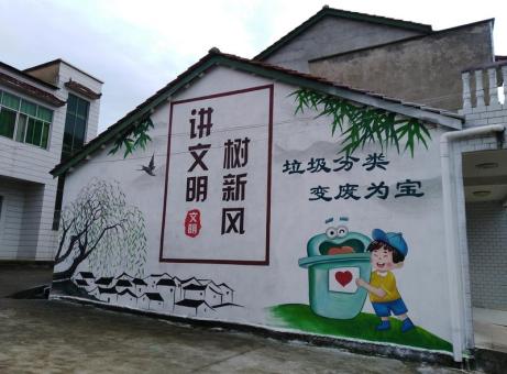 句容墙绘是现在流行的墙体广告