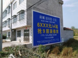 句容墙体广告质量分析